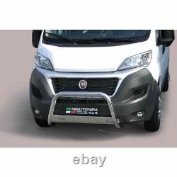 Fiat Ducato Bull Bar Nudge A Bar 2014+ Chrome Stainless Steel 63mm