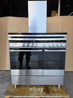 Fisher & Paykel 90cm D/F Stainless Steel Cooker With Matching Hood