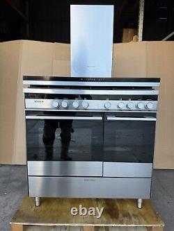 Fisher & Paykel 90cm D/F Stainless Steel Cooker With Matching Hood