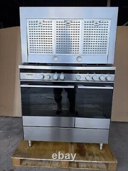 Fisher & Paykel 90cm D/F Stainless Steel Cooker With Matching Hood