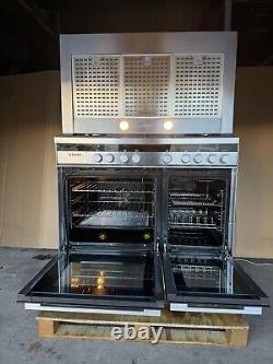 Fisher & Paykel 90cm D/F Stainless Steel Cooker With Matching Hood