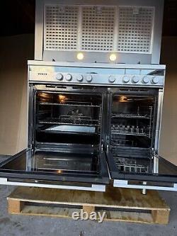 Fisher & Paykel 90cm D/F Stainless Steel Cooker With Matching Hood