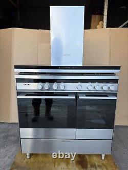 Fisher & Paykel 90cm D/F Stainless Steel Cooker With Matching Hood