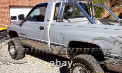 Fit1998-2001 Dodge Ram Regular Cab Short Bed Rocker Panel Trim 8 10Pc