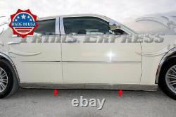 Fit2005-2010 Chrysler 300 300C Extreme Lower Body Side Molding Trim 4Pc