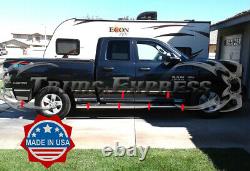 Fit2009-2018 Dodge Ram Crew Cab 6.4' Short Bed N/F Rocker Panel Trim Molding L
