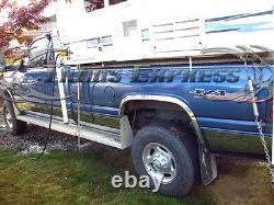 Fit98-2001 Dodge Ram 4 Door Extended /Quad Cab Long Bed Rocker Panel Trim 8.5