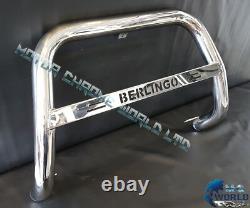 Fit Cit Berlingo Bull Bar Chrome Nudge Logo A-bar Stainless Steel 2008-2018 Nxl1