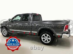 Fits 2009-2018 Dodge Ram Quad Cab 6.4' Short Bed WithF Rocker Panel Trim 10Pc U