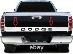Fits Dodge Ram 1500 2002-2008 Stainless Chrome Tailgate Accent Trim withCutout