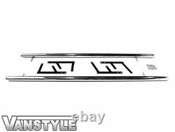 Fits Fiat Scudo 2022 Polished Chrome Stainless Steel Side Bars Side Protection