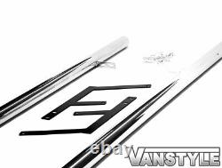 Fits Fiat Scudo 2022 Polished Chrome Stainless Steel Side Bars Side Protection