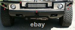 Fits Hummer H2 2003-2009 Stainless Steel Chrome Front Bumper Accent Trim 6pcs