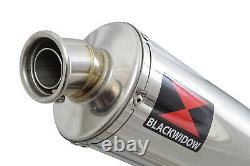Fits Lexmoto LXR125 Exhaust Silencer Round Stainless 400SR