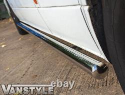 Fits Mercedes Sprinter Lwb 18 76mm Side Bar Quality Stainless Steel Bars Steps