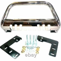 Fits Toyota Hilux Revo Nudge Bar 2016 Chrome Stainless Steel Nudge Bar