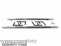 Fits Toyota Proace 16 L1 Swb Compact Polished Chrome Stainless Steel Side Bars