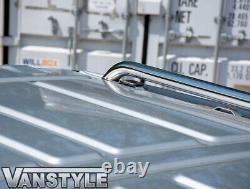 Fits Vauxhall Vivaro 19 Standard L1 Stainless Roof Rails Bars Chrome Polished