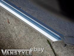 Fits Vw T5 Transporter 1015 Lwb Chrome Stainless Steel Side Bars Slash Cut
