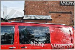 Fits Vw T5 Transporter Lwb Polished Stainless Steel Roof Rails Roof Bars Chrome