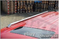 Fits Vw T5 Transporter Swb Polished Stainless Steel Roof Rails Roof Bars Chrome