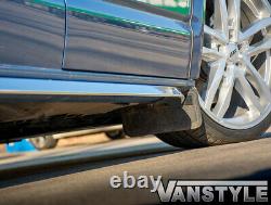 Fits Vw T6 Caravelle Swb 15 Sportline Angled Sidebar Polished Stainless Chrome