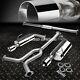 For 04-08 Maxima V6 Dual 4 Rolled Muffler Tip Stainless Racing Catback Exhaust