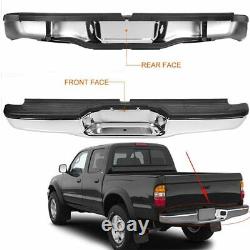 For 95-04 Toyota Tacoma Chrome Stainless Steel Rear Step Bumper Replacement