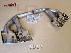 For Audi Q7 2016 2018 Sq7 Look T304 Stainless Steel Exhaust Tips 3.0 Diesel Uk