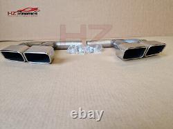 For Audi Q7 2016 2018 Sq7 Look T304 Stainless Steel Exhaust Tips 3.0 Diesel Uk