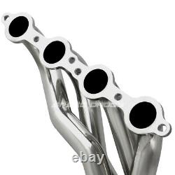 For Chevy/gmc Gmt900 4.8/5.3/6.0 Stainless Steel Long Tube Header Exhaust+y-pipe