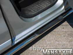 For Citroen Dispatch 16 L1 Swb Compact Polished Chrome Stainless Side Bar Steps