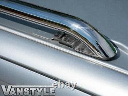 For Citroen Dispatch 16 Long L3 Stainless Steel Roof Rails Bars Polished Chrome