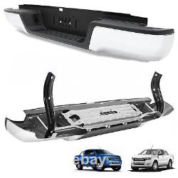 For Ford Ranger 2012+ Rear Step Bumper in Stainless Steel Chrome Heavy Duty