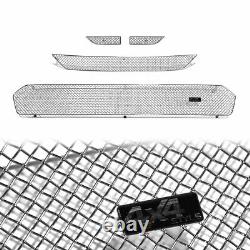 For Isuzu D-max Rt50/rt85 12 Zunsport Polished Chrome Full Mesh Radiator Grille