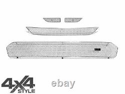 For Isuzu D-max Rt50/rt85 12 Zunsport Polished Chrome Full Mesh Radiator Grille