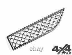 For Isuzu D-max Rt50/rt85 12 Zunsport Polished Chrome Full Mesh Radiator Grille