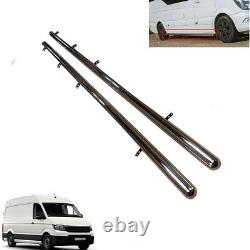 For MERCEDES SPRINTER LWB 06 76MM SIDE BAR High QUALITY STAINLESS STEEL Chrome