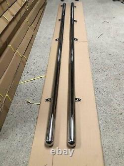 For MERCEDES SPRINTER LWB 06 76MM SIDE BAR High QUALITY STAINLESS STEEL Chrome