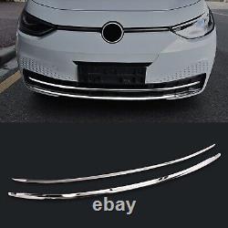 For Volkswagen VW ID. 3 2019-2023 ABS Chrome Front Grille Decoration Trim
