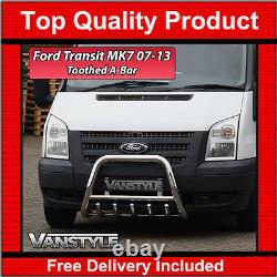 Ford Transit A Bar Bull Bar Nudge Bar 2007-13 Polished Stainless Steel Chrome