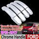 Ford Transit Custom Door Handle Cover 2013+ Set Of 4 Stainless Steel Chrome