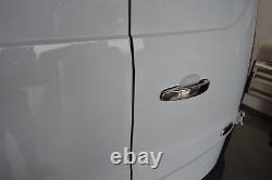 Ford Transit Custom Door Handles 2013+ Set Of 4 Stainless Steel Chrome New