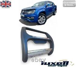 Front Nudge A-BAR Predator Bull Bar for AMAROK 2010-2021 Black & Chrome