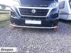 Front Spoiler Bar For Fiat Ducato 2014+ Van Polished Stainless Steel Accessories