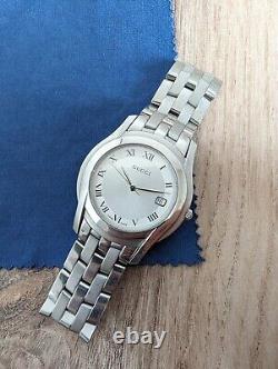 GUCCI 5500 M Stainless Steel Watch AUTHENTIC