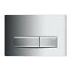 Geberit Sigma 50 Flush Plate Stainless Steel Brushed Chrome 115.788. Gh. 5