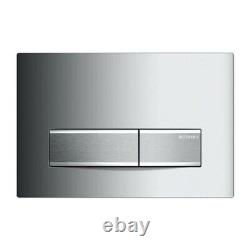 Geberit Sigma 50 Flush plate stainless steel brushed chrome 115.788. GH. 5