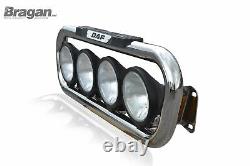 Grill Bar For DAF CF 2014 Chrome Stainless Steel Lamps Front Lights Bar Truck