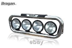 Grill Bar For DAF LF 55 Pre 2014 Stainless Steel Front Chrome Lamps Truck Light